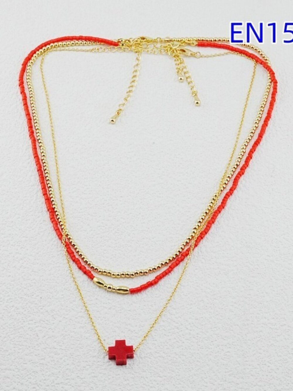 Enewton Colorful Cross Necklace